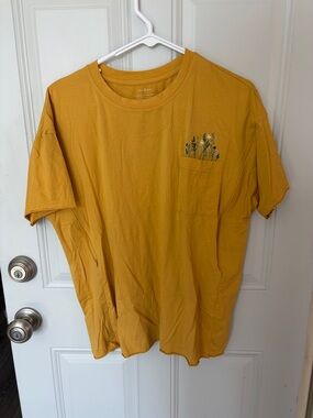 Relaxed Fit Breastfeeding Tee in Goldenrod